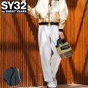 【レディース/女性用】SY32 ツイルタックワイドテーパードパンツ SYG23A19W