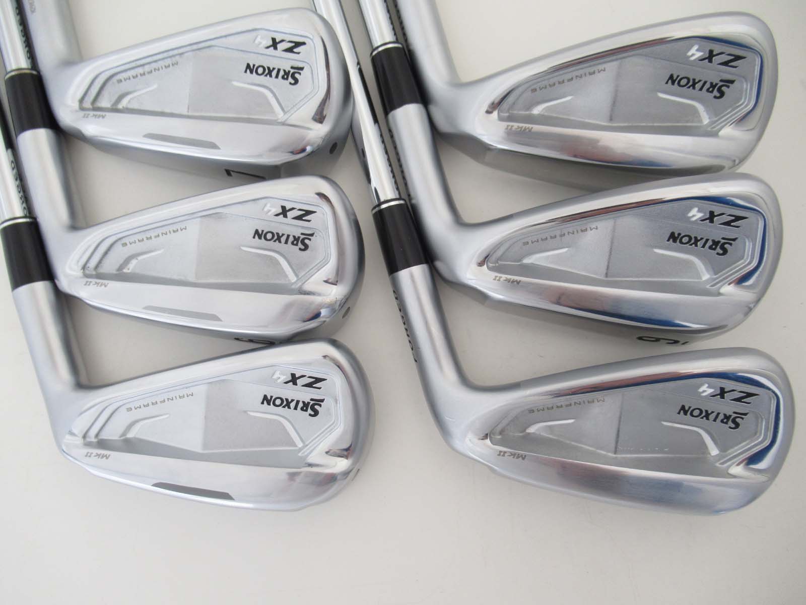 中古 右用 ダンロップ スリクソン ZX4 Mk II アイアン NS950 neo DST 6本セット(#5~PW) フレックスS