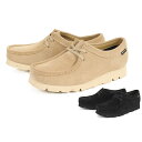 【マラソン期間中最大9倍】【値下げしました】Clarks クラークス WALLABEE GTX レディース ワラビー ゴアテックス 26169025(メープルスエード) 26169024(ブラックスエード)