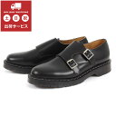 SOLOVAIR ソロヴェアー DOUBLE BUCKLE MONK SHOE ダブル バックル モンクシュー S0-157 ブラックハイシャイン