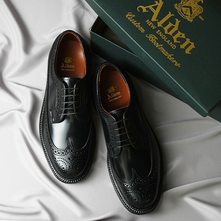 Alden オールデン Long Wing ロング ウィング 9751 ブラック