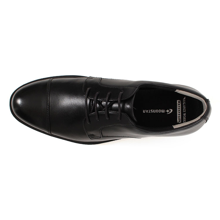 【マラソン期間★P10倍】BALANCEWORKS バランスワークス メンズ 防水ビジネスシューズ ストレートチップ BW4643 ブラック