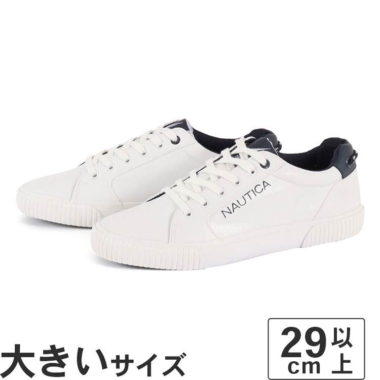 大きいサイズ【29cm 30cm 31cm 32cm】NAUTICA ノーティカ VENITO CV2591 ホワイト