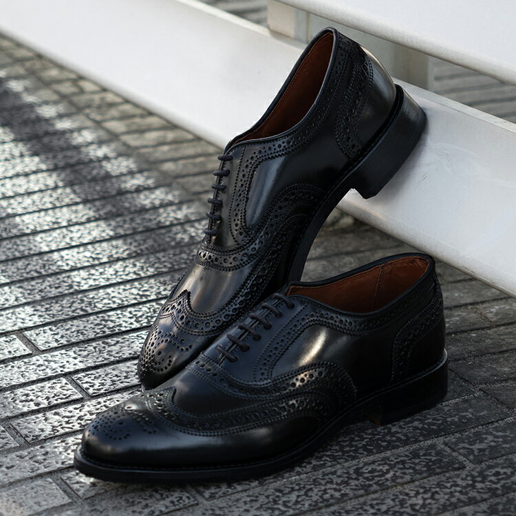 【P10倍&エントリーで最大6,000P】ALLEN EDMONDS アレンエドモンズ CAMBRIDGE SHELL CORDOVAN ケンブリッジ シェルコードバン 8605 D ブラック
