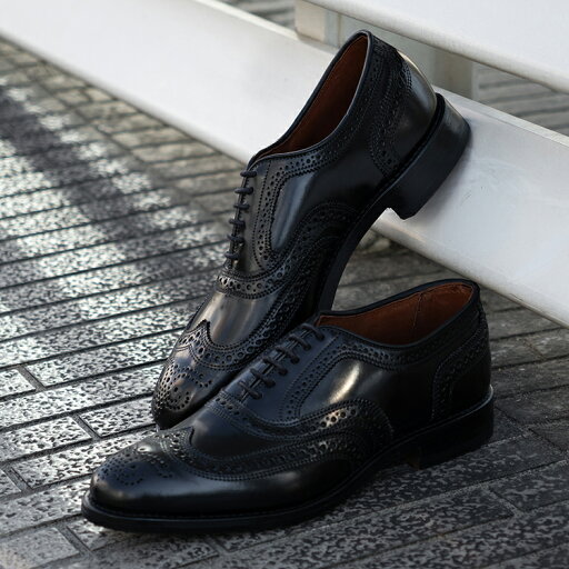 【P10倍&エントリーで最大6,000P】ALLEN EDMONDS アレンエドモンズ CAMBRIDGE SHELL CORDOVAN ケンブリッジ シェルコードバン 8605 D ブラック