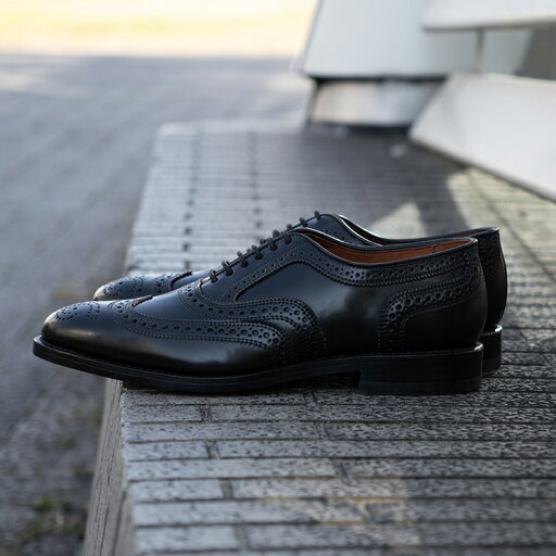 【P10倍&エントリーで最大6,000P】ALLEN EDMONDS アレンエドモンズ CAMBRIDGE SHELL CORDOVAN ケンブリッジ シェルコードバン 8605 D ブラック