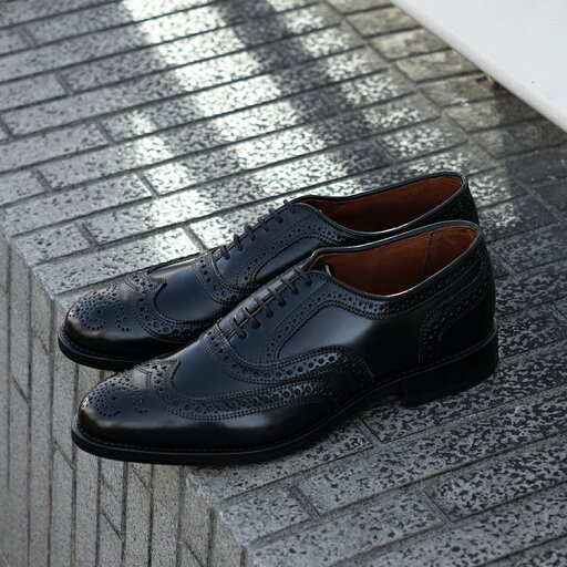 【P10倍&エントリーで最大6,000P】ALLEN EDMONDS アレンエドモンズ CAMBRIDGE SHELL CORDOVAN ケンブリッジ シェルコードバン 8605 D ブラック