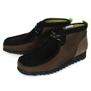 【OFF PRICE】Clarks クラークス WALLABEE FTRE ワラビー フューチャー 26163438 グリーンコンビ