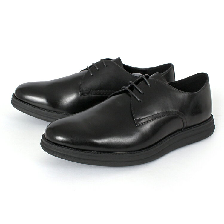 whoop-de-doo フープディドゥ 歌舞伎フィニッシュスーパーライト プレーントゥ 25612033 ブラック