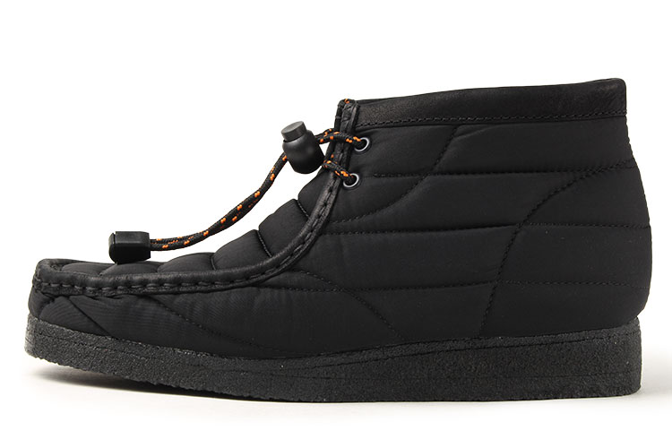 【値下げしました】Clarks（クラークス） WALLABEE BOOT(ワラビーブーツ) 26168801 ブラックキルト