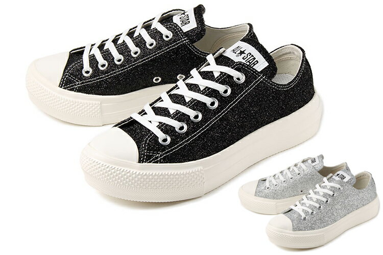 converse（コンバース） ALL STAR LIGHT PLTS GLITTER OX(オールスターライト PLTS グリッター オックス） 31306631 31306630