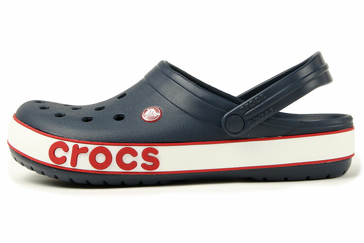 【OFF PRICE】crocs(クロックス) CROCBAND BOLD LOGO CLOG (クロックバンド ボールド ロゴ クロッグ) 206021-4CC ネイビー/ペッパー