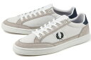 【SALE!!】 FRED PERRY(フレッドペリー) DEUCE MESH/SUEDE(デュース メッシュ/スエード) B6102 100 ホワイト/ネイビー 【交換・返品・ラッピング不可】