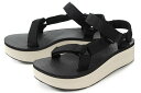 【SALE!!】 Teva(テバ) W FLATFORM UNIVERSAL(ウィメンズ フラットフォーム ユニバーサル) 1008844 BKTN ブラック/タン【交換・返品・ラッピング不可】