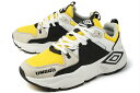 【エントリーしてポイント10倍】【SALE】 UMBRO(アンブロ) ダッド RUN M(ラン M) 81586U HUQ ホワイト/ブラック/イエロー