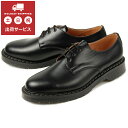 大きいサイズ【29cm 30cm 31cm】SOLOVAIR(ソロヴェアー) 3EYE GIBSON SHOE(3ホール ギブソンシュー) S3-995 ブラック