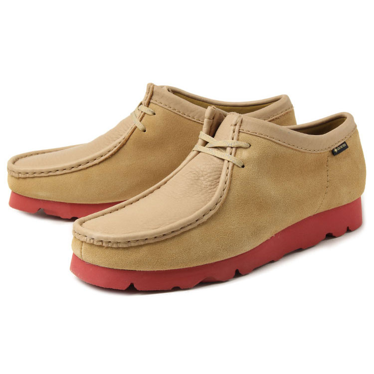 【OFF PRICE】Clarks（クラークス） WALLABEE GTX(ワラビー ゴアテックス) 26162413 メープル