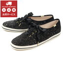 【マラソン期間中最大9倍】【値下げしました】Keds x Kate Spade(ケッズ ケイトスペード) CHAMPION KS GLITTER(チャンピオン KS グリッター) WF52882 ブラック