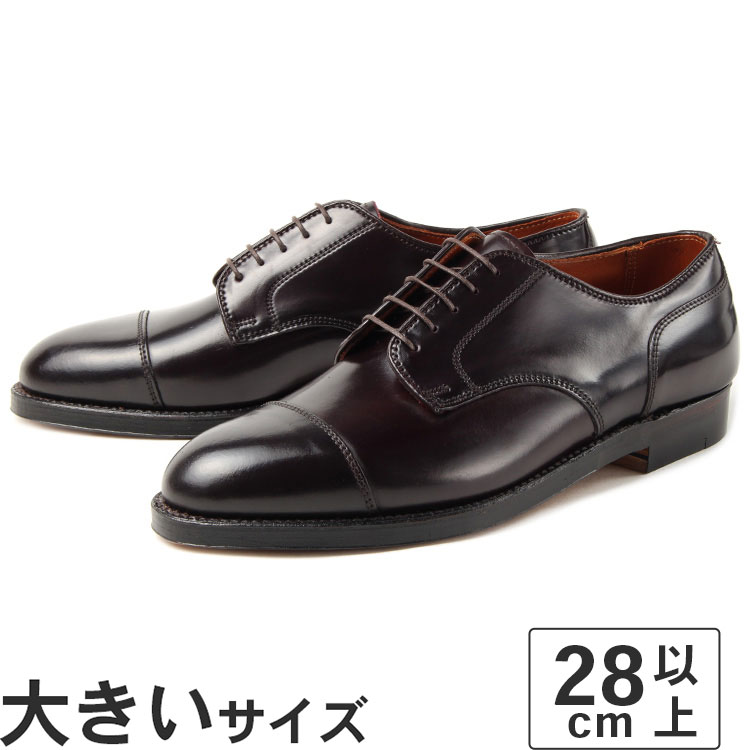 オールデン ビジネスシューズ メンズ 大きいサイズ【28cm】Alden オールデン CORDOVAN STRAIGHT TIP BLUCHER コードバン ストレートチップ ブラッチャー 2160 E ダークバーガンディー