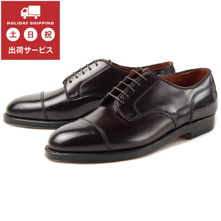 Alden オールデン CORDOVAN STRAIGHT TIP BLUCHER コードバン ストレートチップ ブラッチャー 2160 E ダークバーガンディー