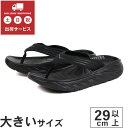 大きいサイズ【29cm 30cm】HOKA ONE ONE ホカオネオネ ORA RECOVERY FLIP オラ リカバリー フリップ 1099675 BDGGR ブラック/ダークグルグレー