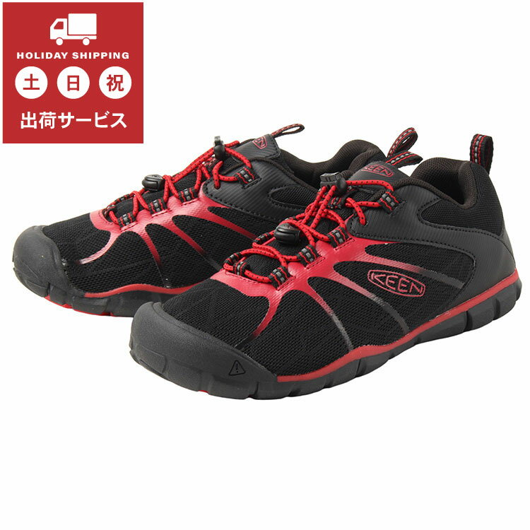 【OFF PRICE】【20cm～23.5cm】KEEN キーン CHANDLER 2 CNX チャンドラー ツー シーエヌエックス 1026493 ブラック/レッド