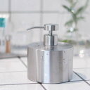 DULTON ソープディスペンサー円柱型 500ML(ステンレススチール)【ダルトン/STAINLESS STEEL SOAPDISPENSER】