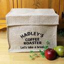 ジュート ニュースペーパーボックスフタ付き収納ボックス “HADLEY'S”(新聞・雑誌ストッカー)<ホワイト・ブラック>35×25×h28