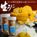 【お中元】添加物なしでウニ本来の旨みが生きています 長崎県対馬産 生うに 60gビン入×2本 産地直送 期間限定 生雲丹 ムラサキウニ 紫うに 冷凍生うに