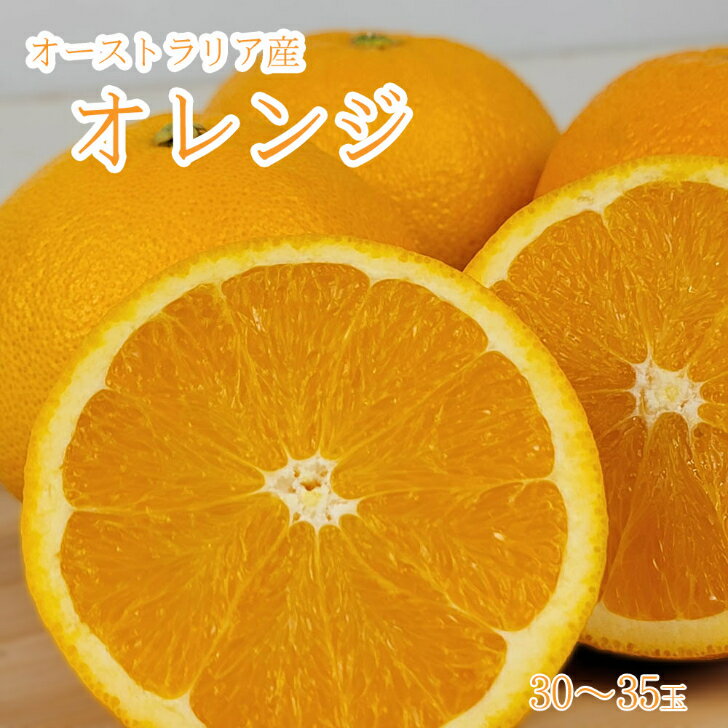 【オーストラリア産　オレンジ　30~35玉】ネーブルオレンジ