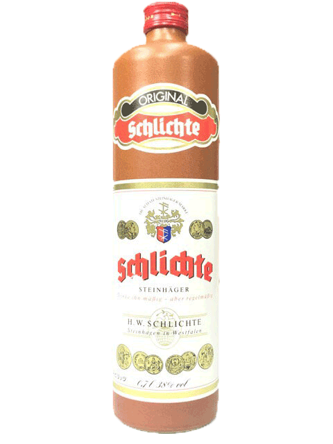 【並行輸入品】【訳あり】シュリヒテ・シュタインヘイガー・ジン　38度　700ml　【ラベル不良】