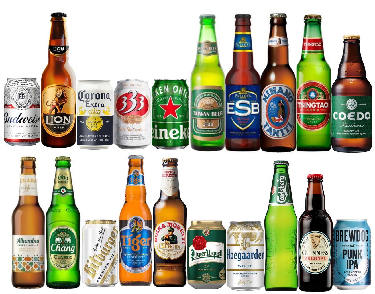 世界のビール 20ヶ国飲み比べ [スタンダード] 20本ビールセット 【説明書付】【ビール】【ビア】【BEER】【送料無料】