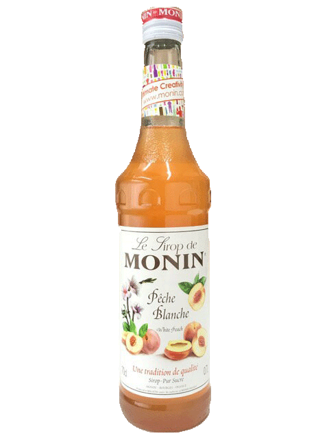 【飲料】MONIN モナン ホワイトピーチ(白桃)・シロップ 700ml
