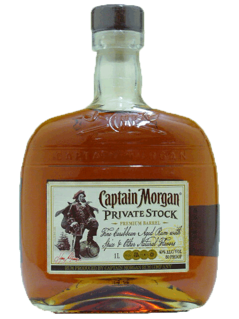 【並行輸入品】【大容量】キャプテンモルガン・プライベートストック 40度 1000ml(1リッター)(1L)