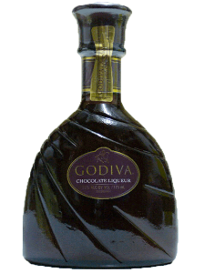 【小容量】ゴディバ・チョコレートリキュール　15度　375mlハーフボトル　正規輸入品　（箱なし）