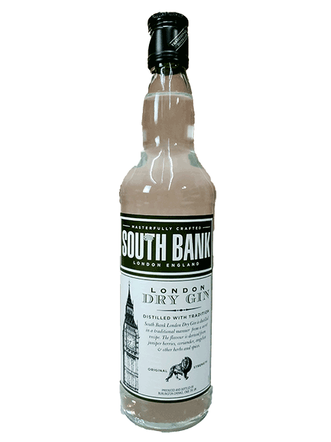 【訳あり】【ラベル不良】【並行輸入品】サウスバンク・ジン　37.5度　700ml