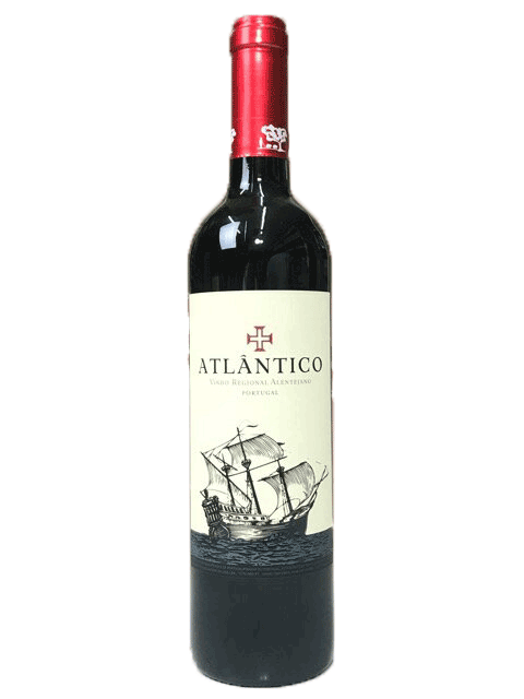 旨くて濃い★ポルトガルで高いコストパフォーマンスを誇るアレンテージョ産の赤ワインです。 華やかなニュアンスを持つフレッシュな赤果実の香り。濃密な熟したカシスやチョコレートなどの風味。 樽熟成のボディある味わいを楽しめるコストパフォーマンス満点のワイン！！ 「アトランティコ」＝「大西洋」大航海時代を彷彿とさせるラベルデザイン ・産地：ポルトガル／アレンテージョ地方 ・タイプ：赤／ミディアムボディ ・熟成：オーク樽熟成 3ヶ月 ・品種：トリンカデイラ 25％、アリカンテ・ブーシェ 25％、アラゴネス 50％　