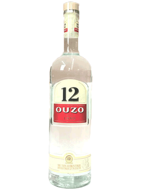 【並行輸入品】ウゾ12　40度　700ml　【ギリシャ】【アニス】【リキュール】のサムネイル