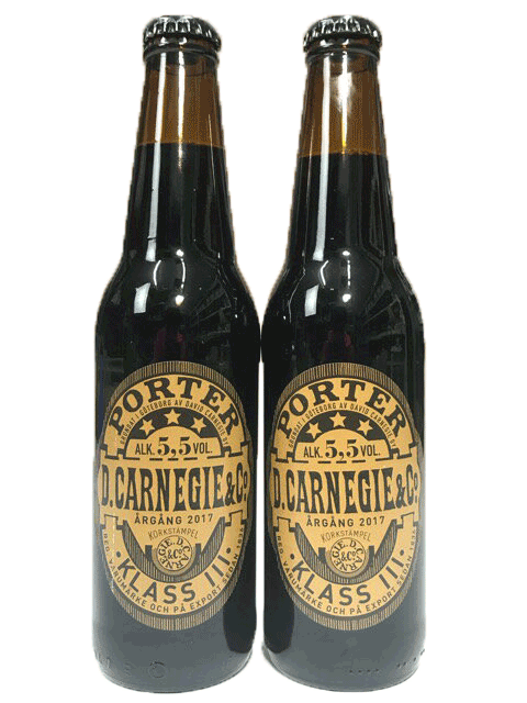 カーネギー・ポーター　5.5％　330ml瓶×2本組　【スウェーデン】【黒ビール】