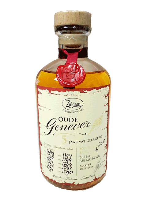 【並行輸入品】ズイダム・オードジュネヴァ・ジン5年 38度 500ml