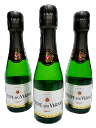 【小容量】ヴーヴ・デュ・ヴェルネ ブリュット クリテール 200ml×3本組 【フランス】【スパークリングワイン】
