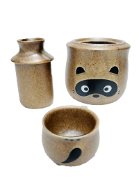 湯かんセットたぬきぐい呑み付き【湯かん】【燗酒】【酒器】【1月新商品】【ギフト】