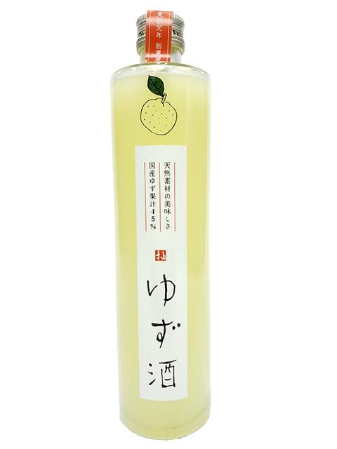 金陵　蔵元仕込み　ゆず酒　8度　500ml　【日本】【香川県】【和風リキュール】【リキュール】