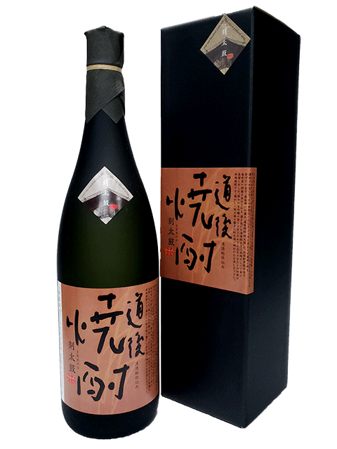 粕取焼酎　道後・刻太鼓（ときだいこ）　25度　1800ml　【箱入り】【愛媛の焼酎】【道後焼酎】