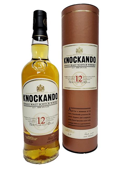 【並行輸入品】ノッカンドウ（ノッカンドゥ）12年　43度　700ml　【箱入り】【ウイスキー】【シングルモルト】【スコットランド】【スペイサイド】【初めてのシングルモルトに】