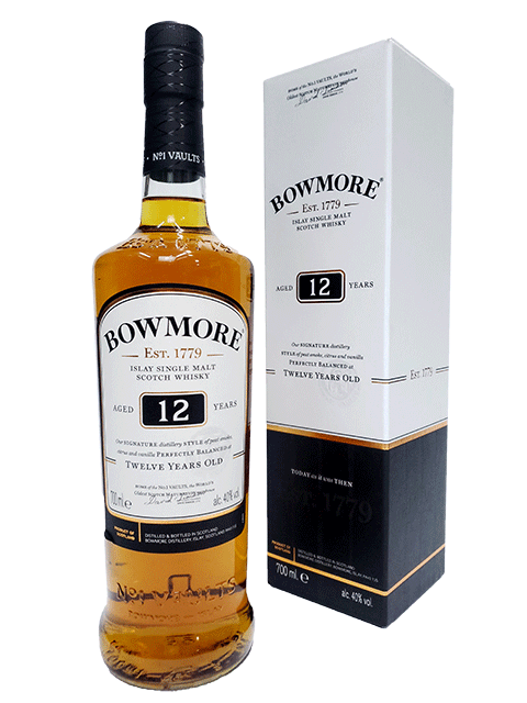 BOWMORE ボウモア12年　40度　700ml　【箱入り】【正規輸入品】【ウイスキー】【シングルモルト】【スコットランド】【アイラ】