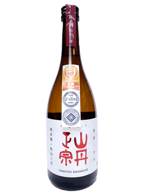 山丹正宗　純米酒　松山三井　720ml　【愛媛の地酒】【今治市】