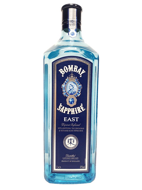【並行輸入品】【大容量】ボンベイサファイア・ジン　イースト　42度　1000ml(1リッター)（1L）