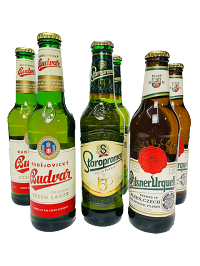 チェコビール飲み比べ330ml瓶×6本セット(ピルスナーウルケル×2本・スタロプラメン×2本・バドバー×2本)【チェコ】【ビール】