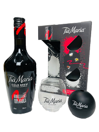 ティアマリア・コールドブリュー・コーヒーリキュールホームカクテルパック(グラス、アイスボール付き)20度700ml【正規輸入品】【リキュール】【イタリア】【在庫限り】【家飲み】【ギフト】【バレンタイン】